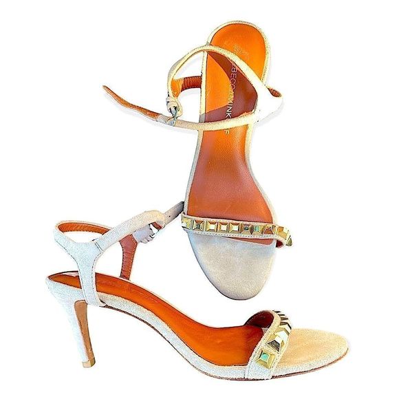 Rebecca Minkoff Shoes - Rebecca Minkoff suede nude with gold grommets details . Size 7